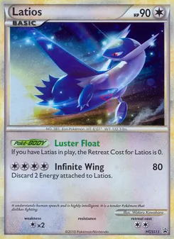 Latios card from HGSS Black Star Promos, number HGSS11/25