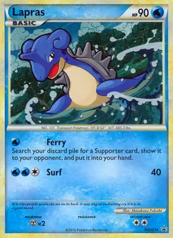 Lapras card from HGSS Black Star Promos, number HGSS14/25