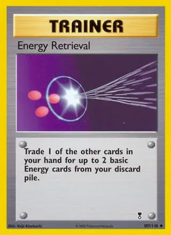 Energy Retrieval card from Legendary Collection, number 107/110