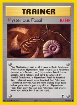 Mysterious Fossil card from Legendary Collection, number 109/110