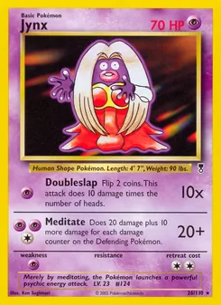 Jynx card from Legendary Collection, number 26/110