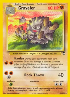 Graveler card from Legendary Collection, number 44/110