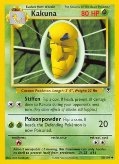 Kakuna card from Legendary Collection, number 50/110