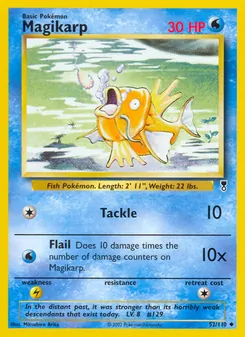 Magikarp card from Legendary Collection, number 52/110