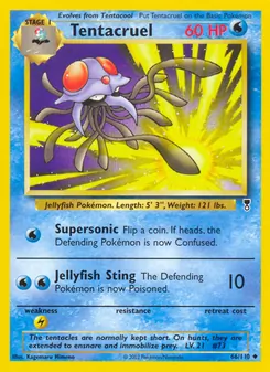 Tentacruel card from Legendary Collection, number 66/110