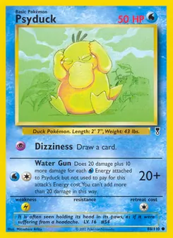 Psyduck card from Legendary Collection, number 88/110