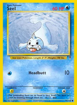 Seel card from Legendary Collection, number 92/110