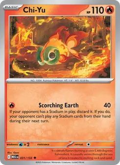 Chi-Yu card from Mega Evolution, number 031/132