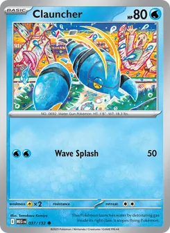 Clauncher card from Mega Evolution, number 037/132