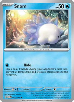 Snom card from Mega Evolution, number 042/132
