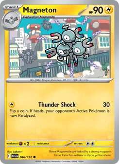 Magneton card from Mega Evolution, number 046/132