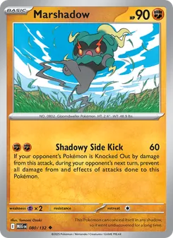 Marshadow card from Mega Evolution, number 080/132