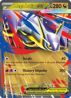 Mega Latias ex card from Mega Evolution, number 100/132