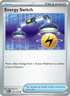 Energy Switch card from Mega Evolution, number 115/132