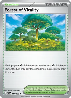 Forest of Vitality card from Mega Evolution, number 117/132