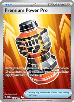 Premium Power Pro card from Mega Evolution, number 174/132
