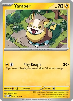 Yamper card from Phantasmal Flames, number 030/94