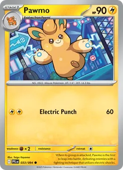Pawmo card from Phantasmal Flames, number 033/94