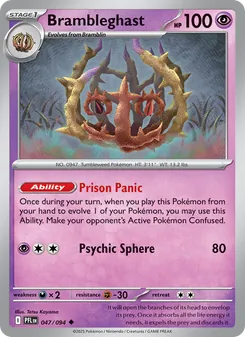 Brambleghast card from Phantasmal Flames, number 047/94