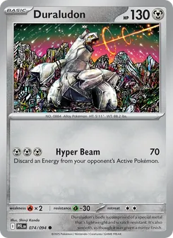 Duraludon card from Phantasmal Flames, number 074/94