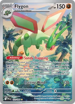 Flygon card from Phantasmal Flames, number 101/94