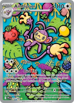 Ambipom card from Phantasmal Flames, number 107/94