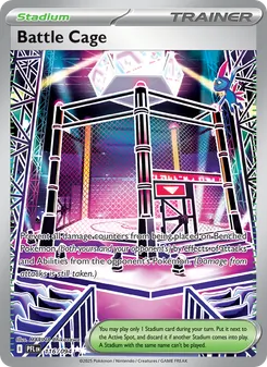 Battle Cage card from Phantasmal Flames, number 116/94