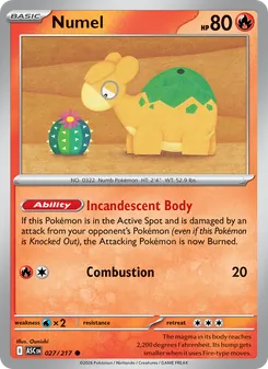 Numel card from Ascended Heroes, number 027/217