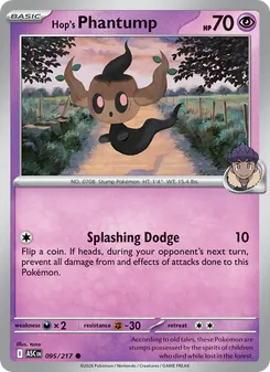 Hop's Phantump card from Ascended Heroes, number 095/217