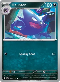 Haunter card from Ascended Heroes, number 124/217