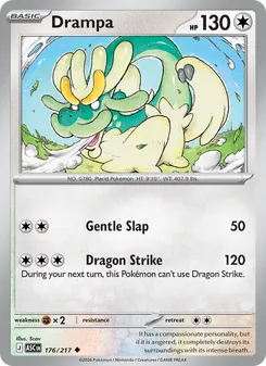 Drampa card from Ascended Heroes, number 176/217