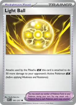 Light Ball card from Ascended Heroes, number 191/217