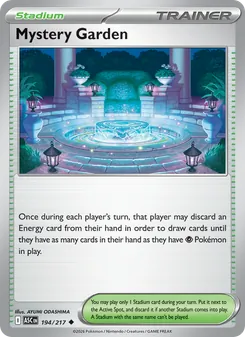 Mystery Garden card from Ascended Heroes, number 194/217