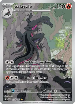 Salazzle card from Ascended Heroes, number 224/217