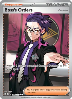 Boss's Orders card from Ascended Heroes, number 256/217