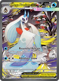 Mega Froslass ex card from Ascended Heroes, number 275/217