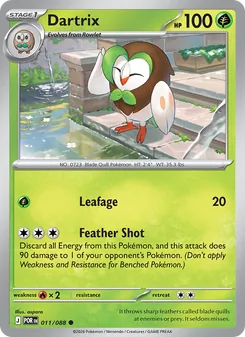 Dartrix card from Perfect Order, number 011/88
