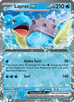 Lapras ex card from Perfect Order, number 022/88
