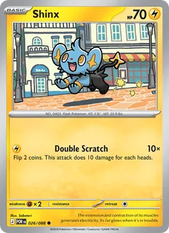 Shinx card from Perfect Order, number 026/88