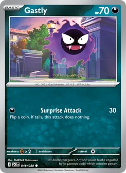 Gastly card from Perfect Order, number 048/88