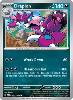Drapion card from Perfect Order, number 052/88