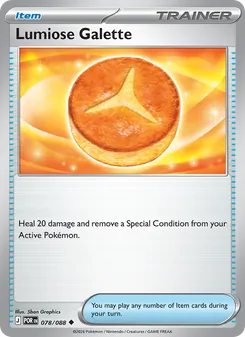 Lumiose Galette card from Perfect Order, number 078/88