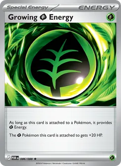 Growing Grass Energy card from Perfect Order, number 086/88