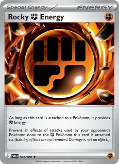 Rocky Fighting Energy card from Perfect Order, number 087/88
