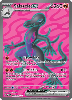 Salazzle ex card from Perfect Order, number 101/88