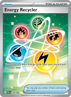 Energy Recycler card from Perfect Order, number 108/88