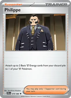 Philippe card from Chaos Rising, number 079/86