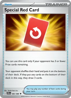 Special Red Card card from Chaos Rising, number 082/86