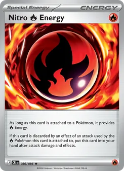 Nitro Fire Energy card from Chaos Rising, number 086/86