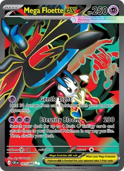 Mega Floette ex card from Chaos Rising, number 101/86